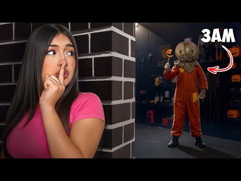  24 hours AGAIN at SPIRIT HALLOWEEN 😱(scary) eslis | PART 2