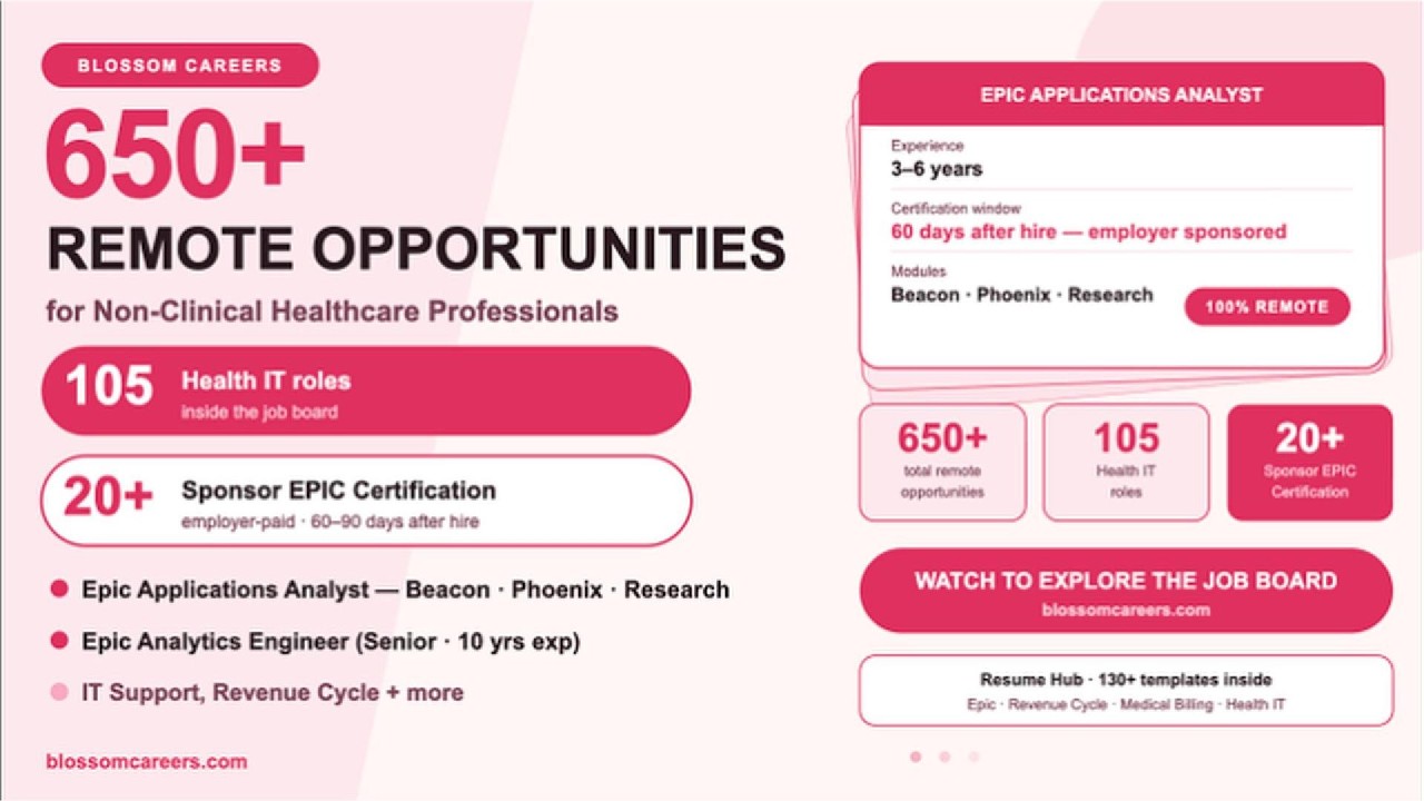 These companies will sponsor your Epic certification — and some don't even require one at all.