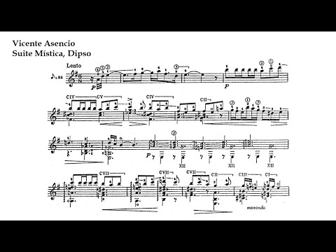 V. Asencio. Suite Mística, Dipso