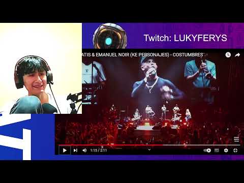 COSTUMBRES - EMANUEL NOIR (KE PERSONAJES) & DAMAS GRATIS  / REACCIÓN INCREÍBLE