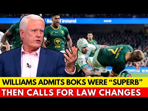 🚨WILLIAMS “THE GAME WAS A DISASTER BECAUSE OF THIS” | SPRINGBOKS NEWS