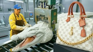 Download lagu Inside the crocodile leather factory-(full process) How the World's Most Expensive Gucci Bags IsMade mp3