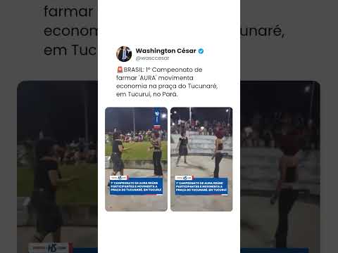 🚨BRASIL: 1º Campeonato de farmar 'AURA' movimenta economia na praça do Tucunaré, em Tucuruí, no Par