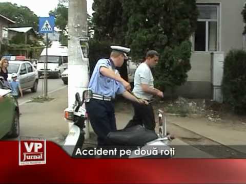 Accident pe două roți