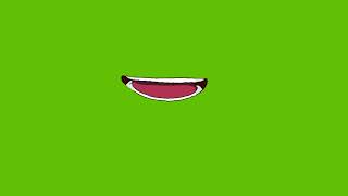 rg bucket list mouth animation green screen @RGBuc