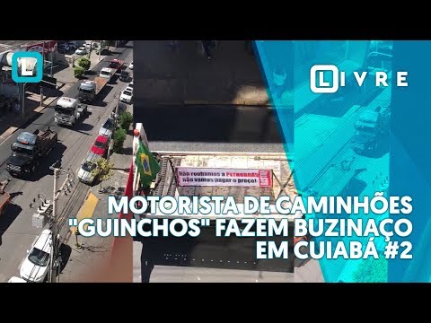 Motorista de caminhões "guinchos" fazem buzinaço em Cuiabá #2