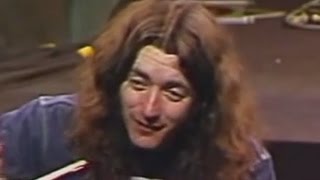♛ Rory Gallagher playing I can't be satisfied