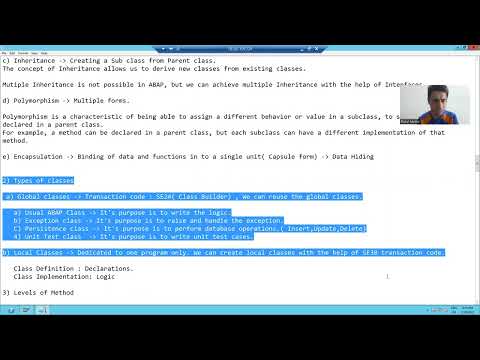 1 - ABAP OOPS - Introduction