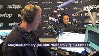 Maryland primary, possible Northern Virginia tornado