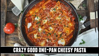 CHEESY Pasta with Tomato Paprika Sauce | CRAZY Good One-Pan Recipe