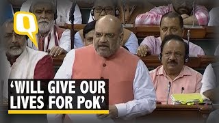 Will Give Our Lives for PoK: Amit Shah Moves Resol