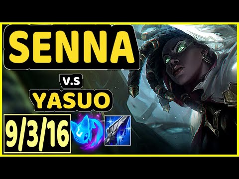 FREEZE (SENNA) vs YASUO - 9/3/16 KDA BOTTOM ADC GAMEPLAY - EUW Ranked GRANDMASTER