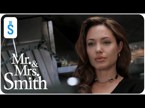 Mr. & Mrs. Smith (2005) | Scene: Survive in the falling elevator