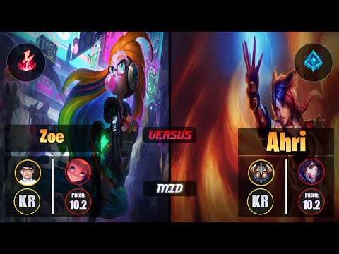 ShowMaker ZOE (Mid) [Electrocute] VS AHRI - Challenger KR Patch 10.2