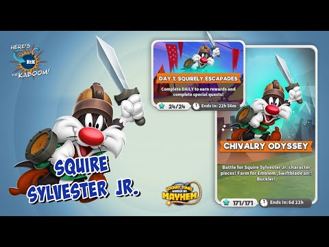 Squire Sylvester Jr.: Event Review, Day 1 Campaign, Chivalry Odyssey | Looney Tunes World of Mayhem