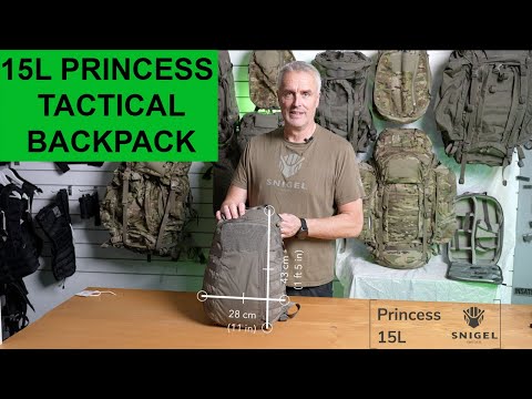 Snigel Princess 15L Tactical Backpack (Snigeldesing Princess ryggsäck).