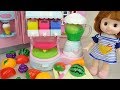 Baby Doli And Fruit Jelly Juice Maker Toys Baby Doll Play