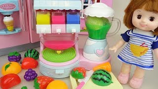 Baby Doli and fruit jelly juice maker toys baby do