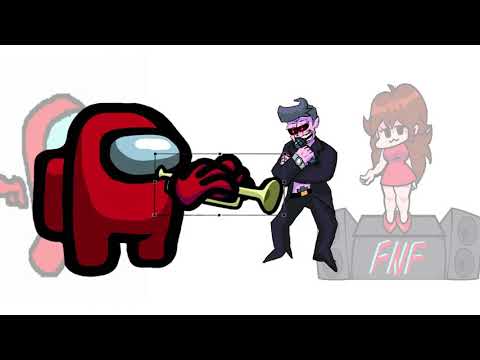 Mini Crewmate Kills Friday Night Funkin' Characters | Among Us