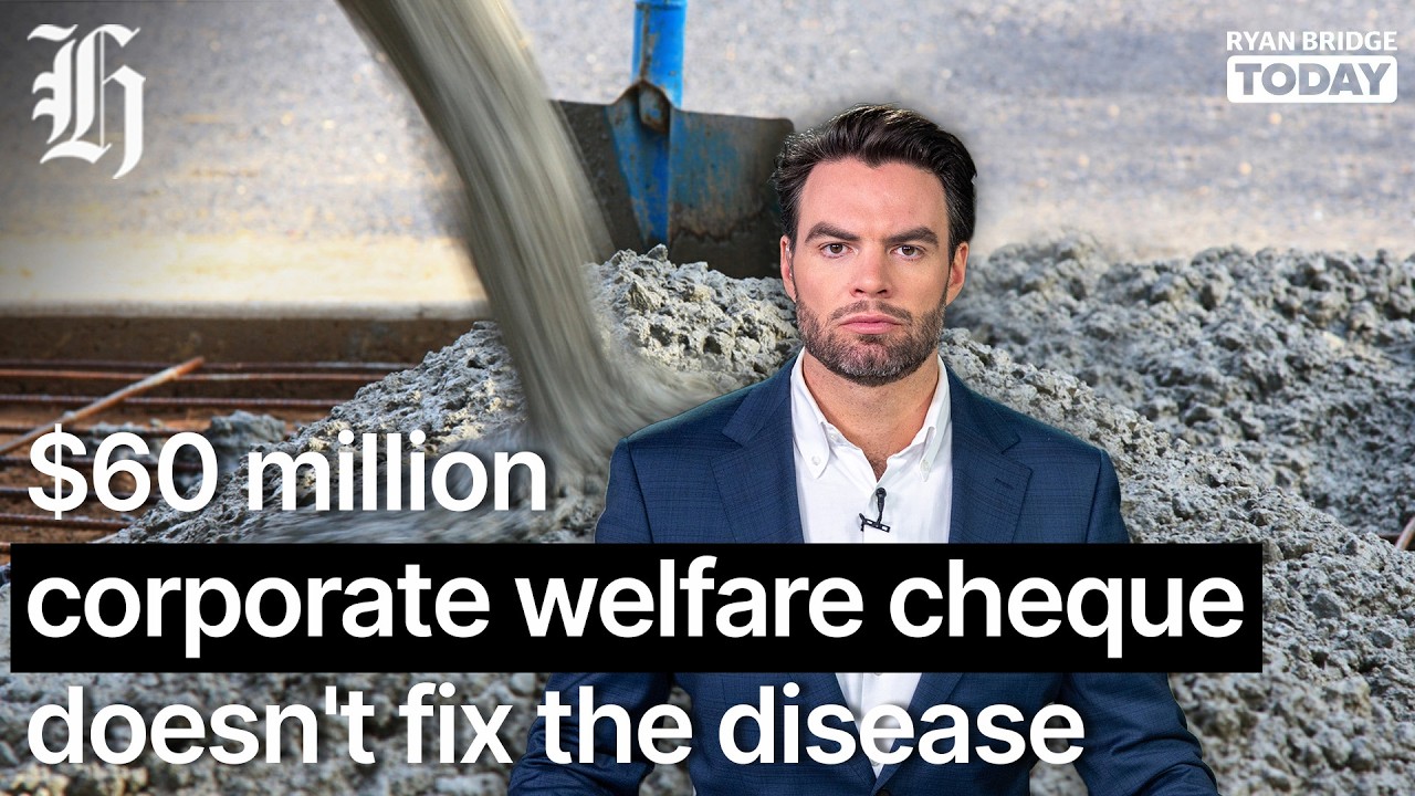 Ryan Bridge: A $60 million corporate welfare cheque for Golden Bay cement doesn't fix the disease.
