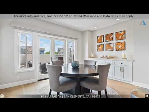 Priced at $2,450,000 - 665 Via Faisan, San Clemente, CA 92673