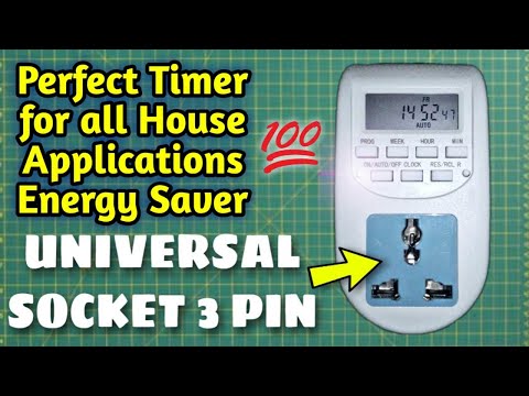 Blackt Electrotech 230V 24x7 Energy Saving Timer Socket Digital Programmable BT41P