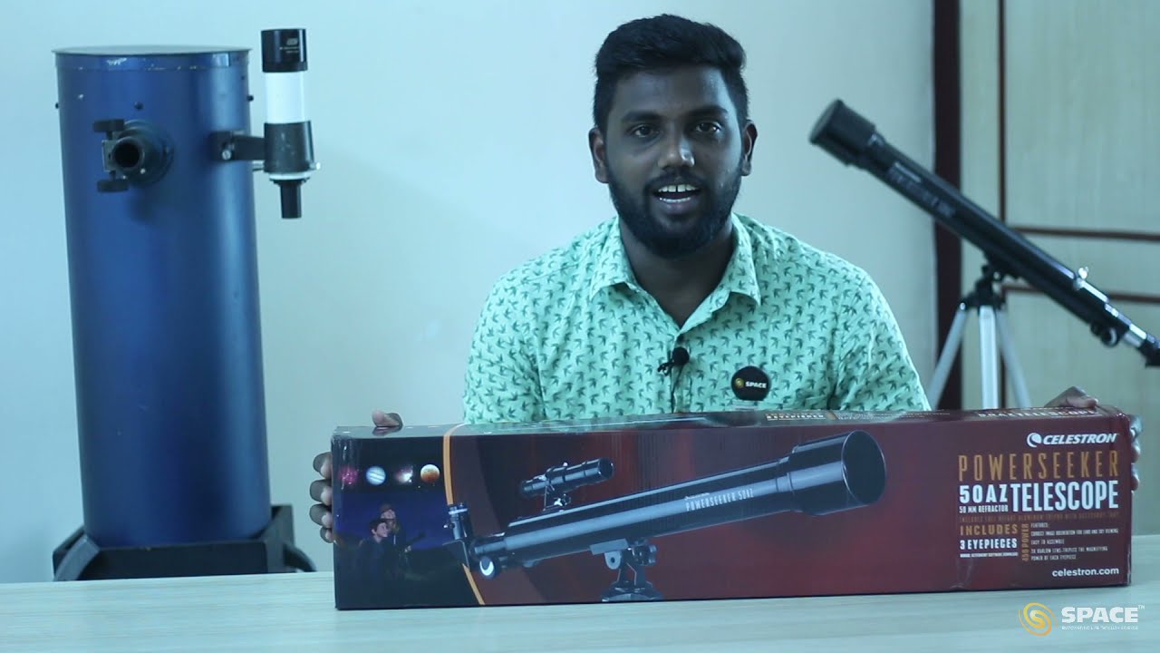 Celestron Powerseeker 50AZ | Refractor Telescope | Unboxing | Aligning | Handling | Space Arcade