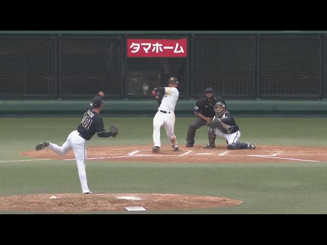 【ファーム】ホークス・生海が公式戦2本目のヒット、そして初打点!!   2023年4月19日 福岡ソフトバンクホークス 対 オリックス・バファローズ