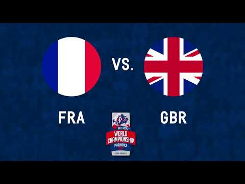 France vs Great Britain 2017 World Ball Hockey Championships in Pardubice, Czech Republic
