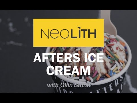 Afters Ice Cream — Neolith Estatuario and Nero Marquina
