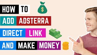 How To Add Adsterra Direct Link | Make Money By Adding Adsterra Direct Link