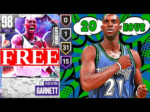 FREE GALAXY OPAL KEVIN GARNETT GAMEPLAY! DOES KG MAKE THE 20 HOUR GRIND WORTH IT? NBA 2K23 MyTEAM