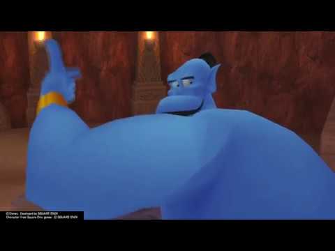 Kingdom Hearts Final Mix (PS4) Cutscene #63 The Keyhole in Agrabah Revealed
