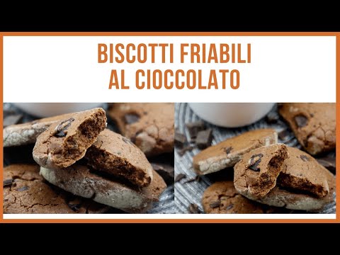 BISCOTTI INTEGRALI AL CIOCCOLATO DA INZUPPO, FRIABILI E CROCCANTI! Ricetta facile da fare a casa