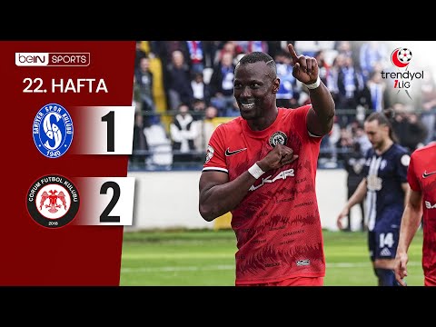 Sarıyer (1-2) Çorum FK | 22. Hafta Maç ÖZETİ | Trendyol 1. Lig - 2025/26
