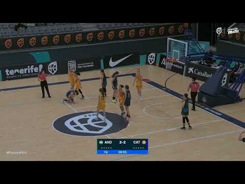 🏀 #PLANETAMINI2025 | Semifinal Femenina del Campeonato de España: Andalucía vs Cataluña (I)