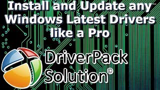 Driver Pack Solution How to Install Tutorial 2019