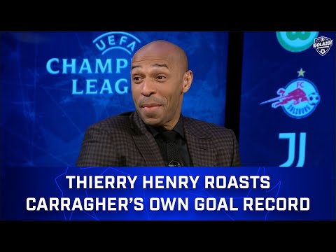 Thierry Henry Roasts Jamie Carragher's Hilarious Own Goal Record | CBS Sports Golazo