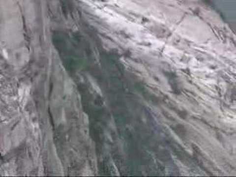 BASE jumping from Kjerag