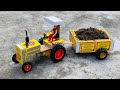 How To Make A Mini Matchbox Tractor With Trolley At Home