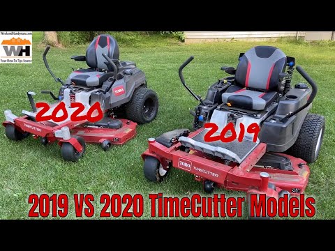 Comparing 2019 and 2020 Toro TimeCutter Zero Turn MyRide Lawn Mowers #TheToroCompany