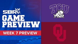 College Football Week 7 Preview 🏈 | TCU vs. Oklahoma NCAAF Odds And Picks