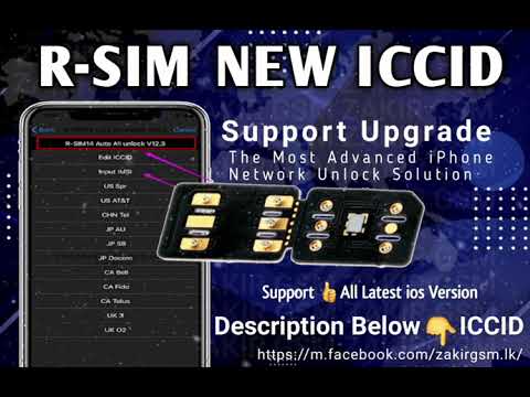 2022/04/02 New R-Sim ICCID iOS 15.4 iPhone 5s To 13ProMax