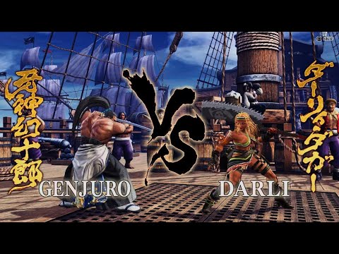 SAMURAI SHODOWN - Genjuro VS Darli