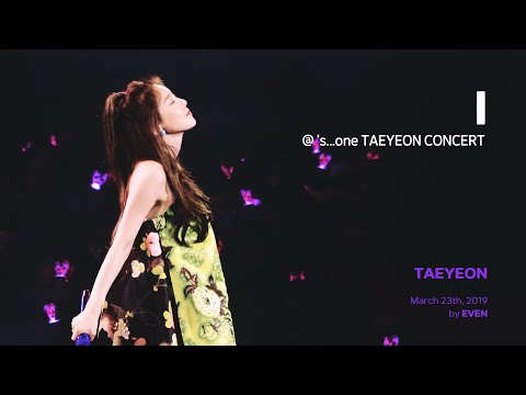 190323 태연 I @ ‘s...one TAEYEON CONCERT (4K)