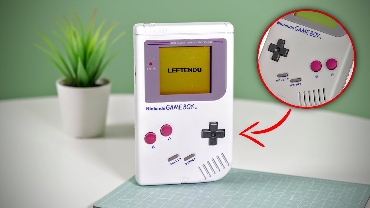 I made a left handed GameBoy for no reason - YouTube