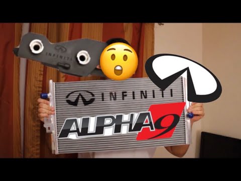 INFINITI 3.0t AMS HEAT EXCHANGER AMS COOLANT EXPANSION TANK!! *INSTALL*