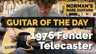 Video thumbnail for Guitar of the Day: 1976 Fender Telecaster | Norman's Rare Guitars by Normans Rare Guitars