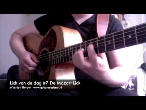 Wim's GuitarLickzz #7: De Mozart Lick over Amin-E7-Amin