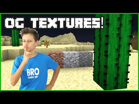 Playing with the OG Textures in Minecraft Hardcore!